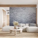 Intricate Snowflake Pattern Wallpaper - Elegant and Winter-Themed Wall Decor for Living Rooms, Bedrooms, or Offices
