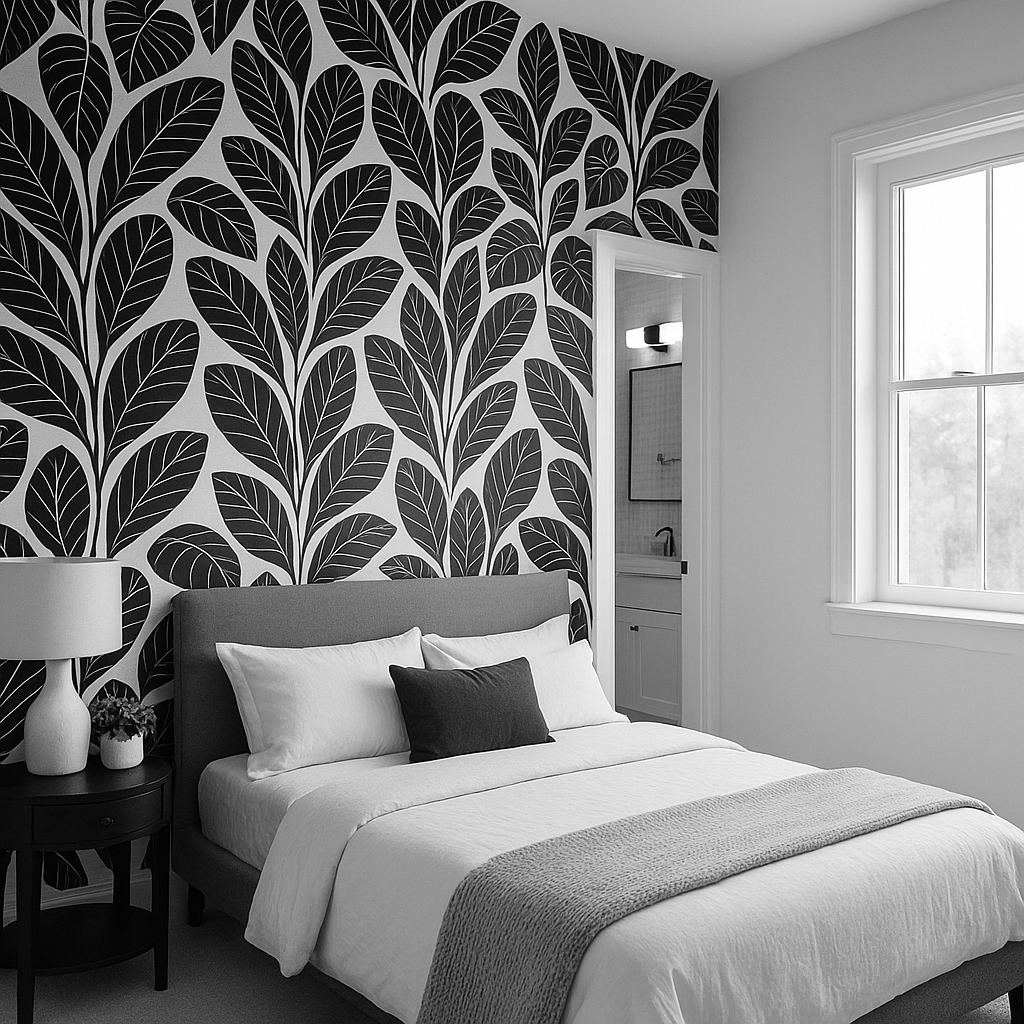 black and white wallpaper